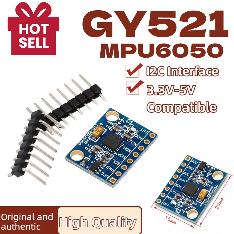Mpu6050 - 1/5/10 adet GY521 GY-521 MPU6050 IIC