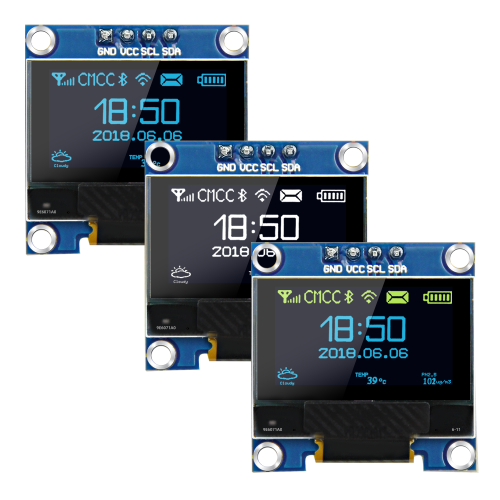 Ssd1306 - 0.96 Inç OLED Ekran Modülü SSD1306