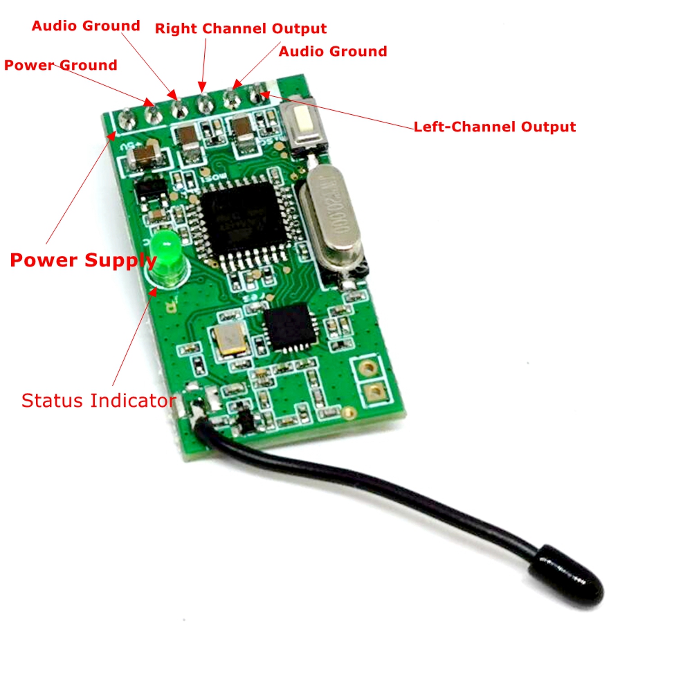 Nrf24L01 - 2.4G NRF24L01 Kablosuz Dijital Ses Alıcı-Verici