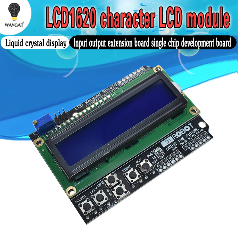 Lcd 1602 - 1 adet LCD tuş takımı Shield