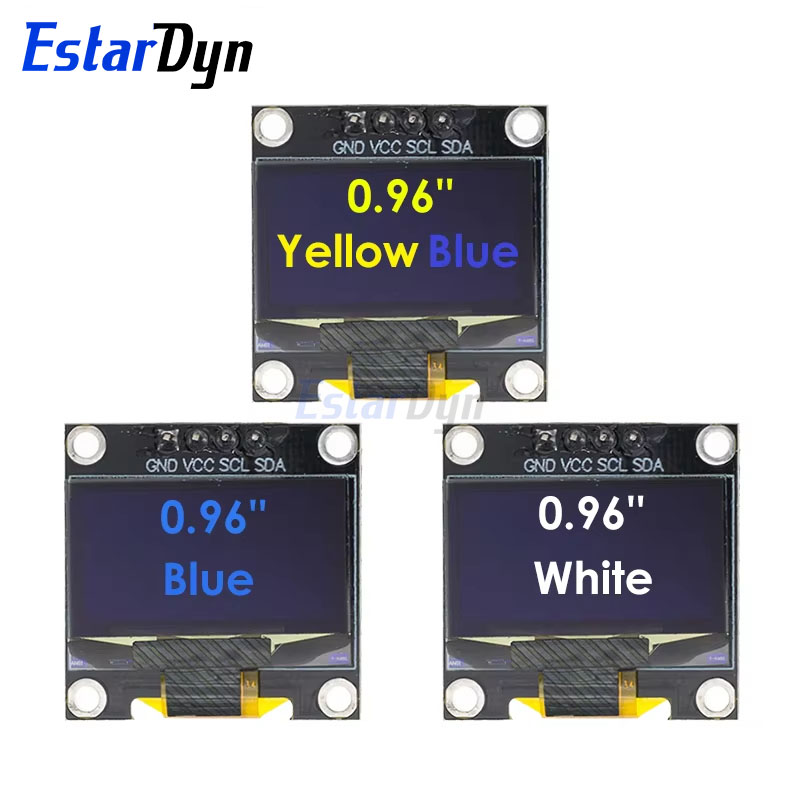 Ssd1306 - 0.96 inç IIC SPI Seri 7/4Pin
