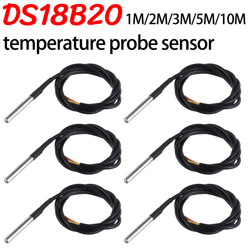 Ds18B20 - DS18B20 Paslanmaz Çelik Paket 1 Metre/3