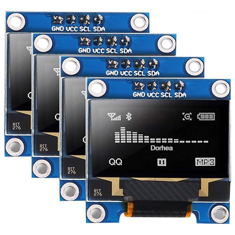 Oled Display 0.96 - A37T-4 Adet 0.96 Inç OLED Ekran