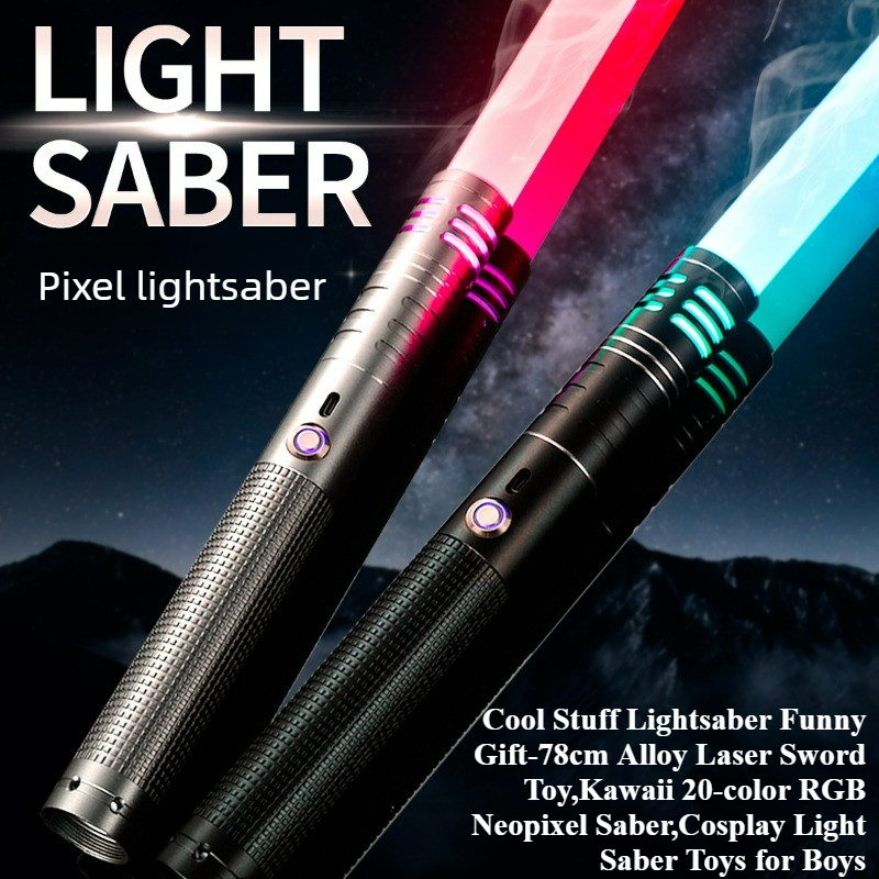 Neopixel - Havalı Eşyalar Işın Kılıcı Komik Hediye-78cm