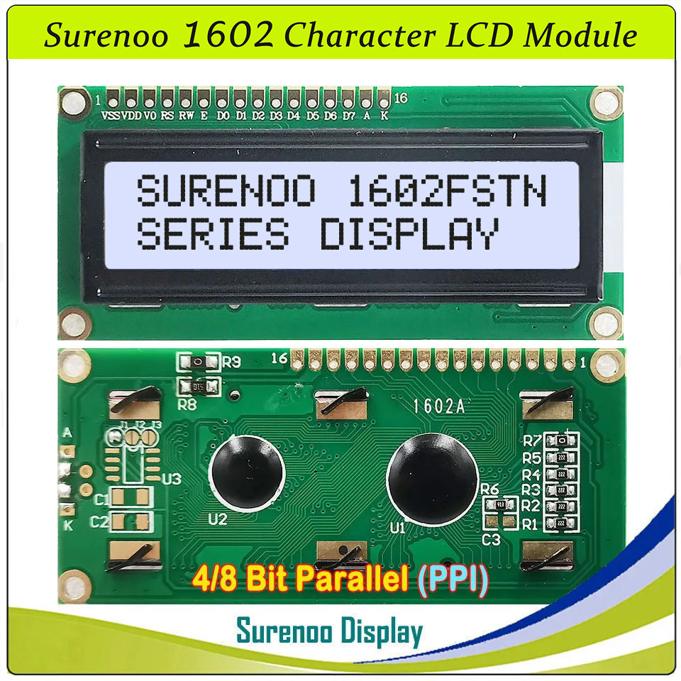 Surenoo 1602 16X2 162 5V 4-Bit - Lcd 1602 incelemesi ve fiyatı