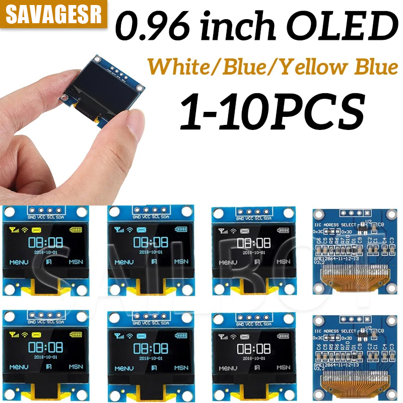 1-10 adet 0.96 inç OLED ekran  - Oled Display 0.96 incelemesi ve fiyatı