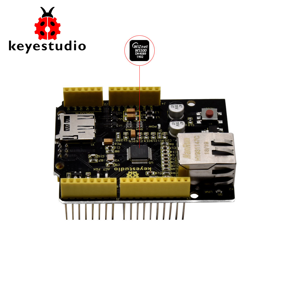 Keyestudio W5500 Arduino için  - Ethernet W5500 incelemesi ve fiyatı