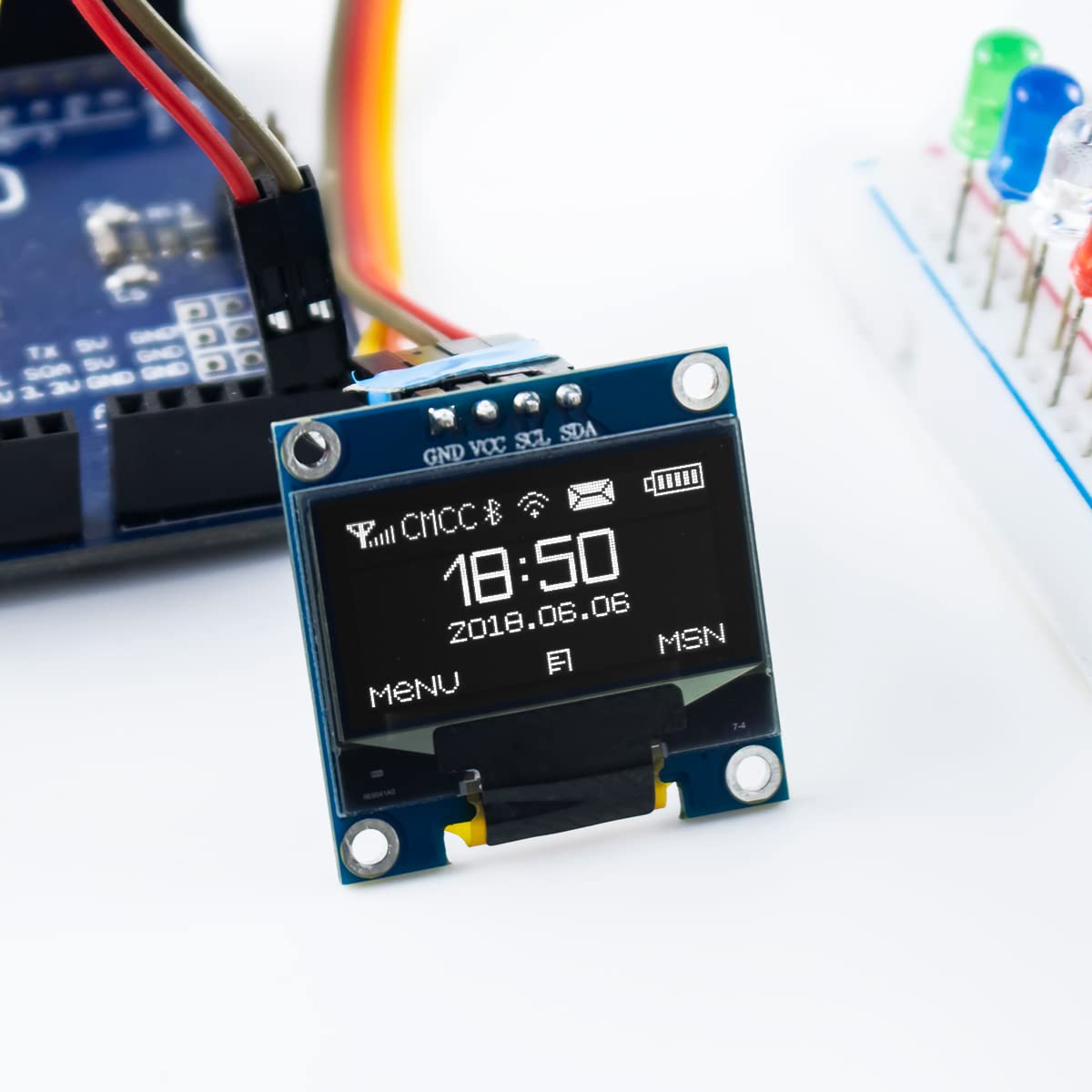 0.96 İnç OLED I2C IIC Ekran Mo - Oled Display 0.96 incelemesi ve fiyatı