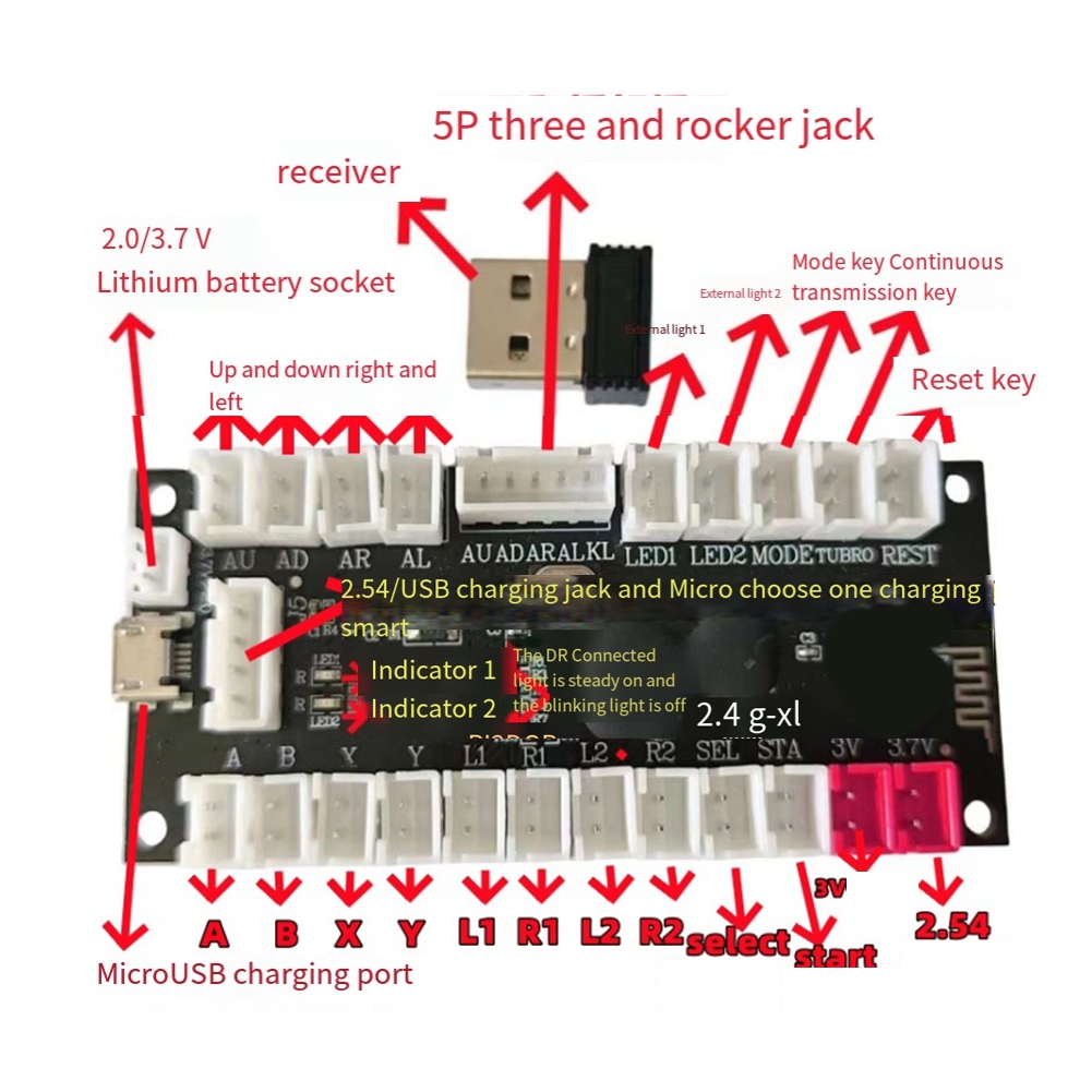 L77A 2.4G Kablosuz Sıfır Gecik - Joystick Module incelemesi ve fiyatı