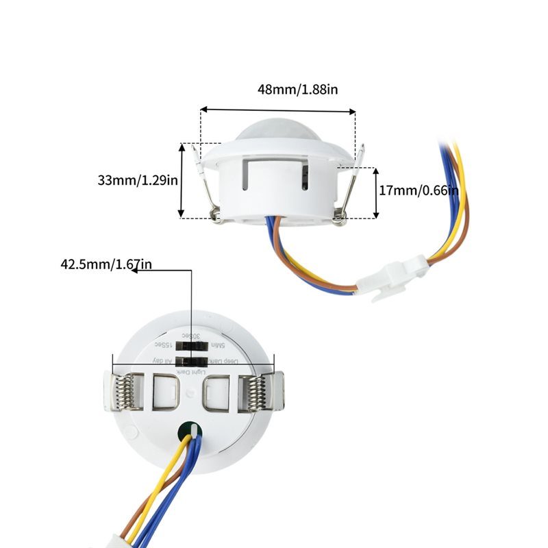 ABZL AC85-265V PIR Hareket Sen - Pir Motion Sensor incelemesi ve fiyatı
