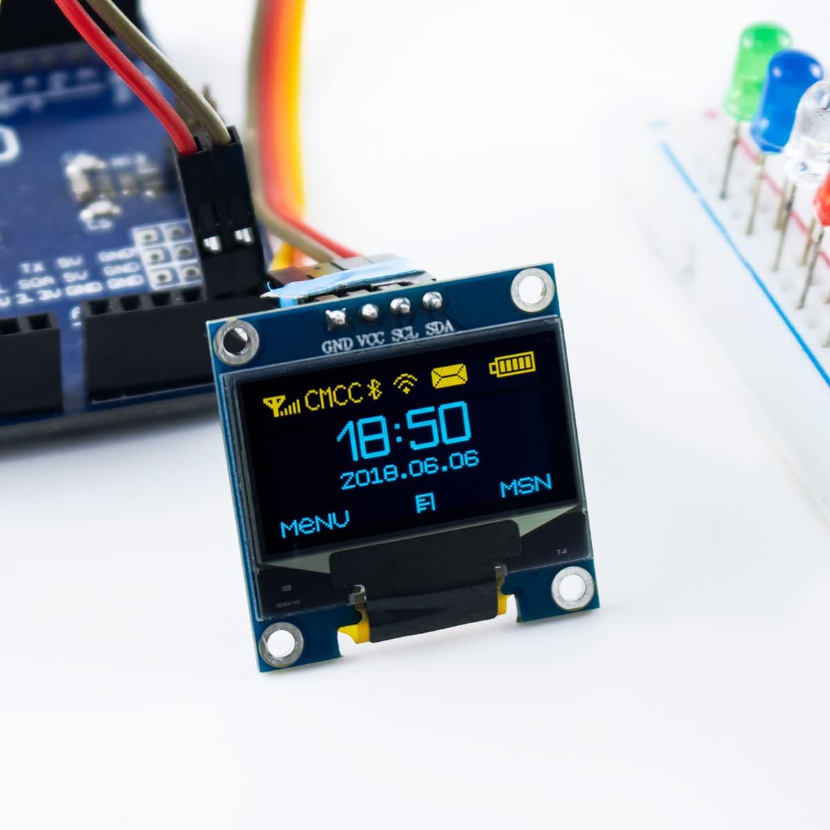 5 adet 0.96 Inç OLED I2C IIC E - Ssd1306 incelemesi ve fiyatı