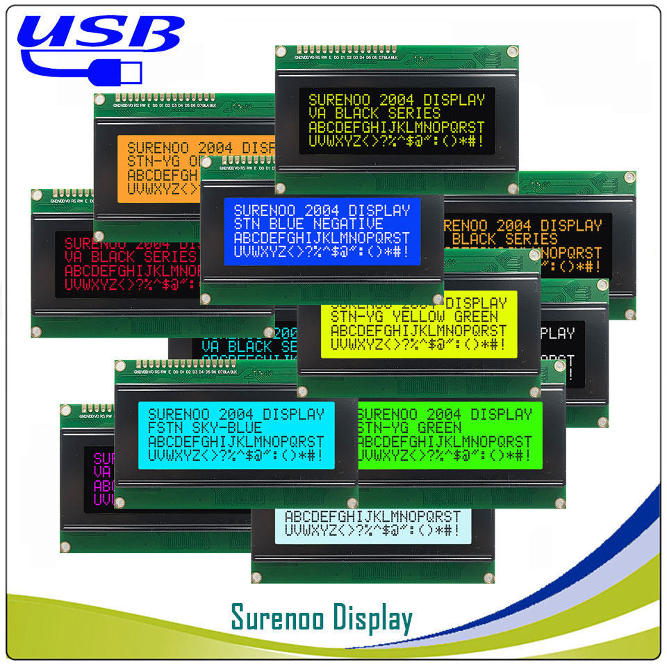 Surenoo LCD2USB USB 204 20X4 2 - Lcd 1602 incelemesi ve fiyatı