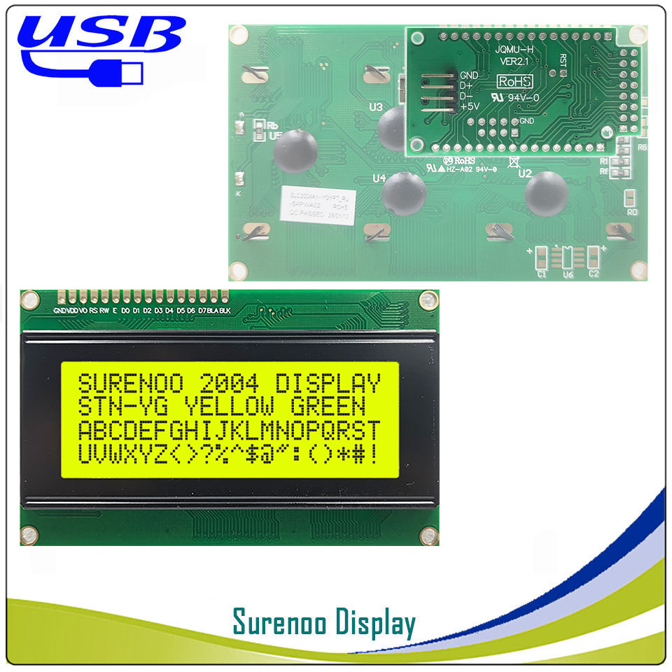 Surenoo LCD2USB USB 204 20X4 2 - Lcd 1602 incelemesi ve fiyatı