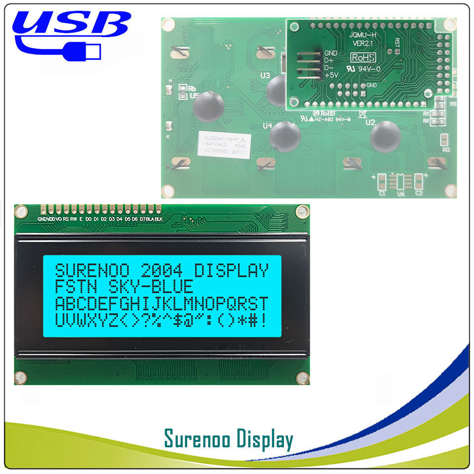 Surenoo LCD2USB USB 204 20X4 2 - Lcd 1602 incelemesi ve fiyatı