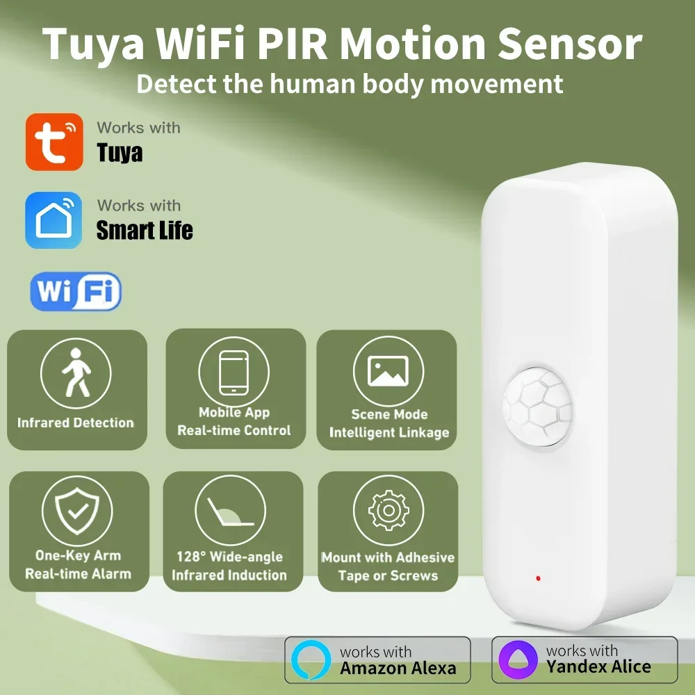Tuya WiFI Hareket Sensörü PIR  - Pir Motion Sensor incelemesi ve fiyatı